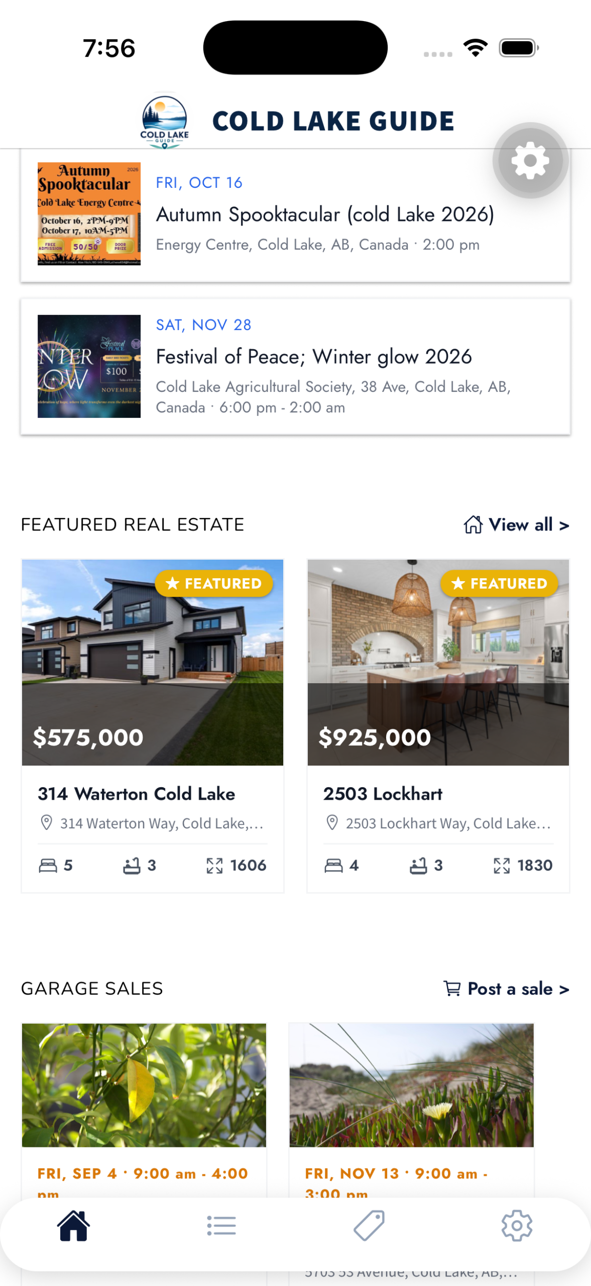 Cold Lake App