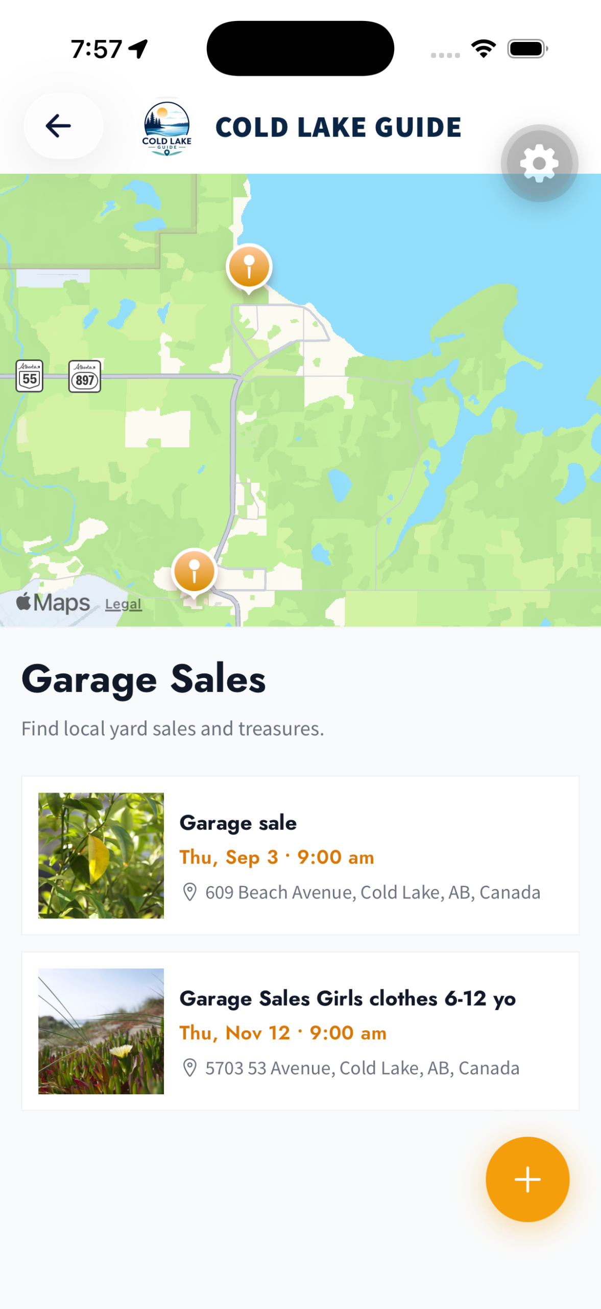 Cold Lake App